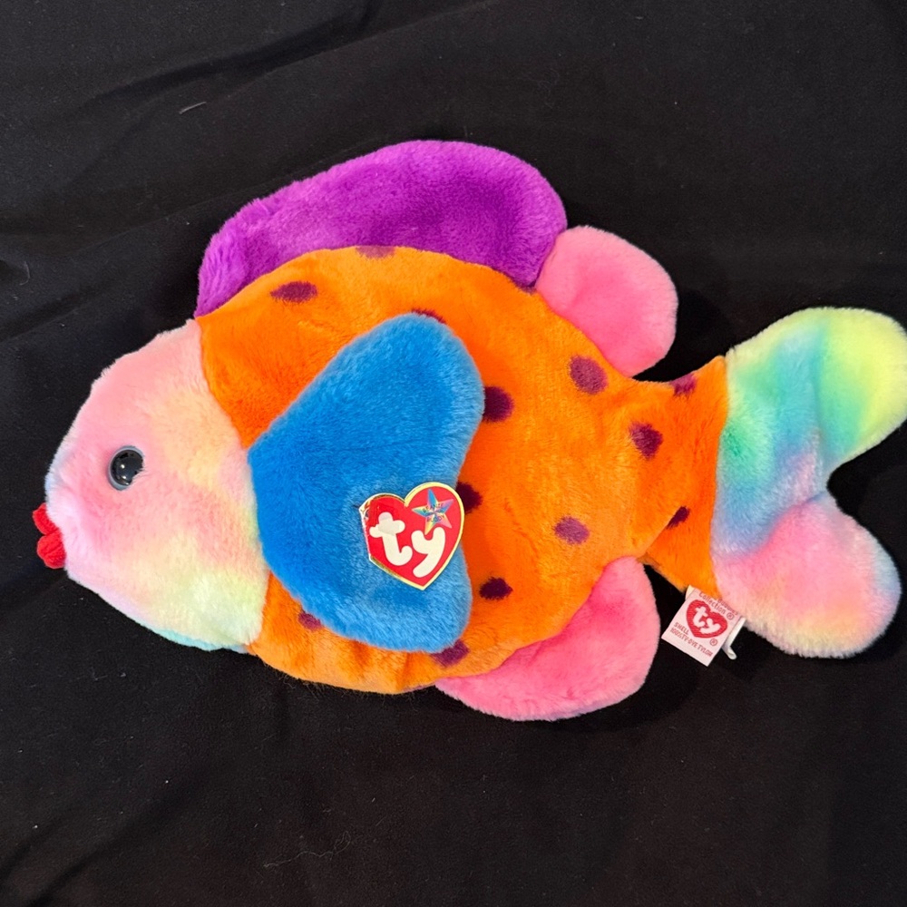 Ty Vibrant Plush Fish - Lips